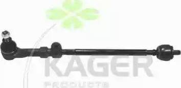 Kager 410787 - Поперечная рулевая тяга avtokuzovplus.com.ua