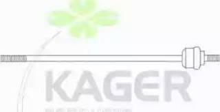 Kager 410887 - Осьовий шарнір, рульова тяга autocars.com.ua