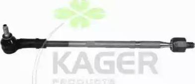 Kager 410888 - Наконечник рульової тяги, кульовий шарнір autocars.com.ua