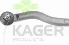Kager 430156 - Наконечник рульової тяги, кульовий шарнір autocars.com.ua