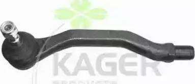 Kager 430260 - Наконечник рульової тяги, кульовий шарнір autocars.com.ua