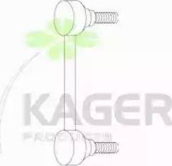Kager 850128 - Тяга / стійка, стабілізатор autocars.com.ua