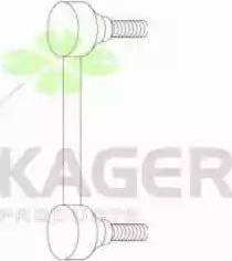 Kager 850131 - Тяга / стійка, стабілізатор autocars.com.ua