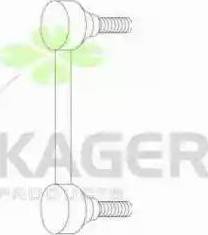 Kager 850142 - Тяга / стійка, стабілізатор autocars.com.ua