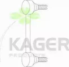 Kager 850155 - Тяга / стійка, стабілізатор autocars.com.ua