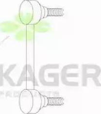 Kager 850198 - Тяга / стойка, стабилизатор avtokuzovplus.com.ua