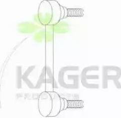 Kager 850209 - Тяга / стійка, стабілізатор autocars.com.ua