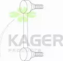 Kager 850210 - Тяга / стійка, стабілізатор autocars.com.ua