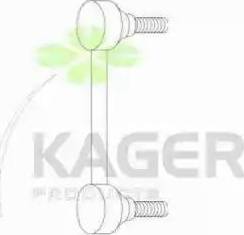 Kager 850237 - Тяга / стійка, стабілізатор autocars.com.ua