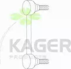 Kager 850280 - Тяга / стійка, стабілізатор autocars.com.ua