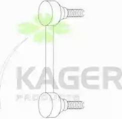 Kager 850460 - Тяга / стійка, стабілізатор autocars.com.ua
