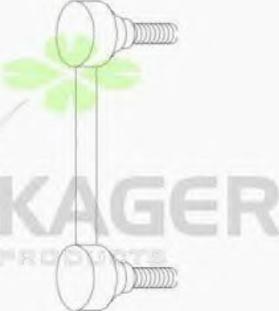 Kager 85-0519 - Тяга / стойка, стабилизатор avtokuzovplus.com.ua