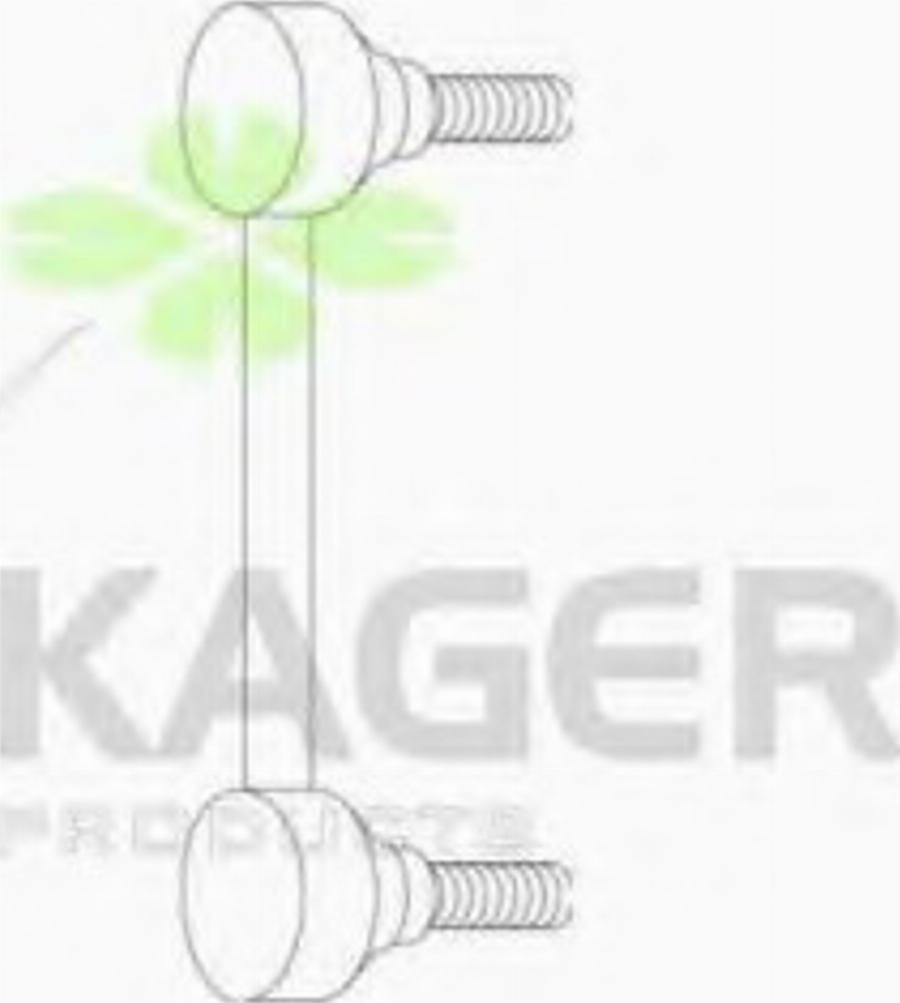 Kager 850521 - Тяга / стойка, стабилизатор avtokuzovplus.com.ua