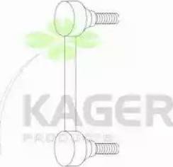 Kager 850539 - Тяга / стійка, стабілізатор autocars.com.ua