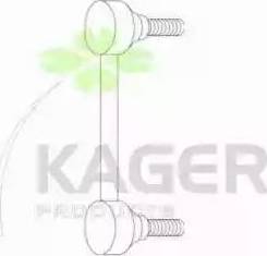 Kager 850550 - Тяга / стойка, стабилизатор avtokuzovplus.com.ua