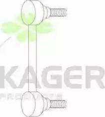 Kager 850722 - Тяга / стійка, стабілізатор autocars.com.ua