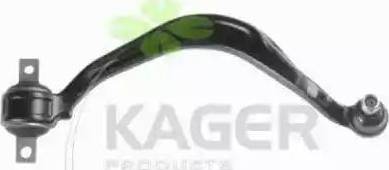 Kager 870126 - Сайлентблок, важеля підвіски колеса autocars.com.ua