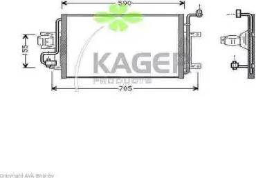 Kager 94-5006 - Конденсатор кондиционера autodnr.net