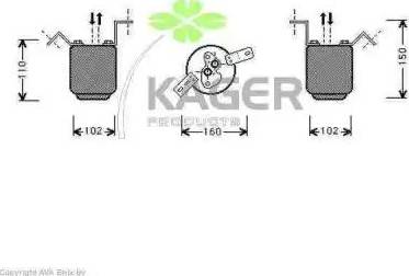 Kager 945056 - Осушитель, кондиционер autodnr.net