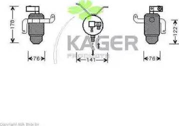 Kager 945073 - Осушитель, кондиционер avtokuzovplus.com.ua