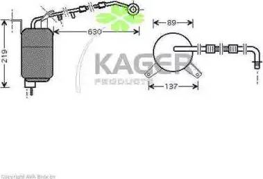 Kager 945122 - Осушувач, кондиціонер autocars.com.ua