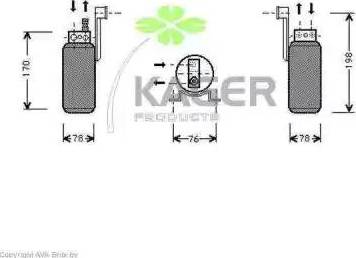 Kager 945124 - Осушитель, кондиционер autodnr.net