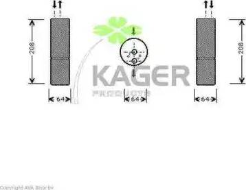 Kager 945221 - Осушувач, кондиціонер autocars.com.ua