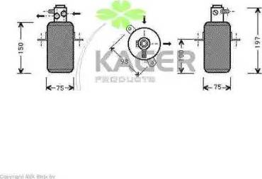 Kager 94-5223 - Осушувач, кондиціонер autocars.com.ua