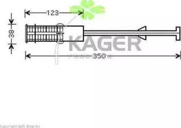 Kager 945301 - Осушитель, кондиционер avtokuzovplus.com.ua