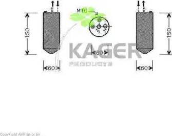 Kager 945548 - Осушувач, кондиціонер autocars.com.ua