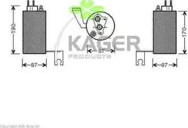 Kager 945549 - Осушитель, кондиционер autodnr.net