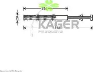 Kager 94-5585 - Осушувач, кондиціонер autocars.com.ua