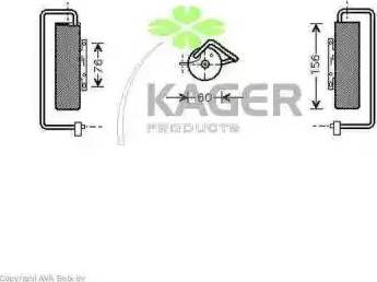 Kager 945598 - Осушувач, кондиціонер autocars.com.ua