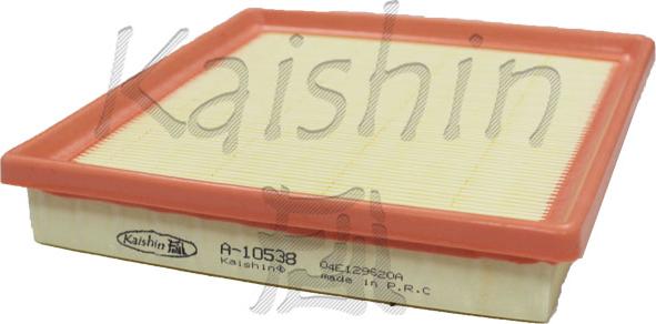 Kaishin A10538 - Повітряний фільтр autocars.com.ua