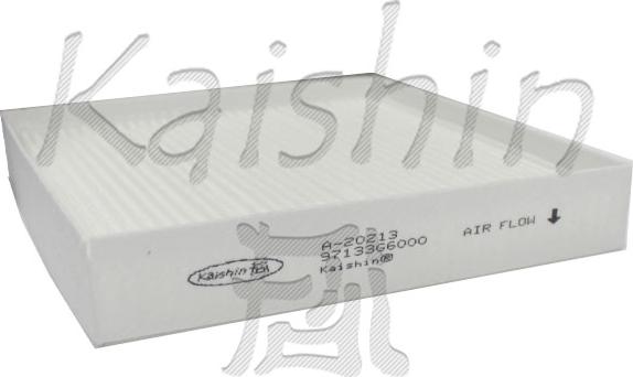 Kaishin A20213 - Фільтр, повітря у внутрішній простір autocars.com.ua