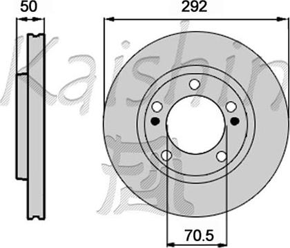 Japanparts DP-W07 - Тормозной диск avtokuzovplus.com.ua