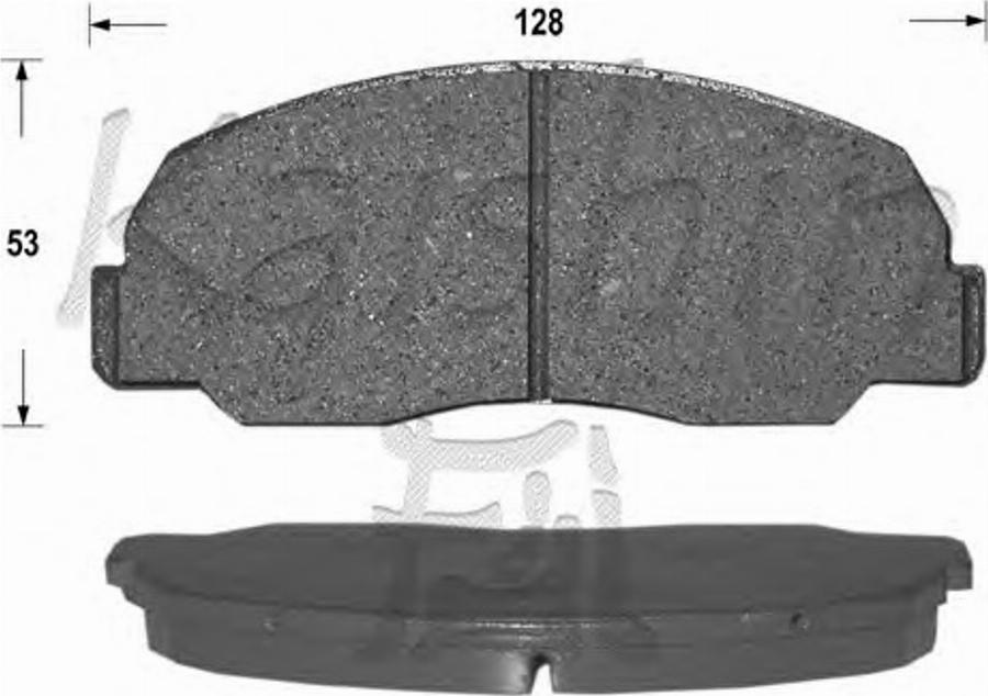 Kaishin D3015 - Гальмівні колодки, дискові гальма autocars.com.ua