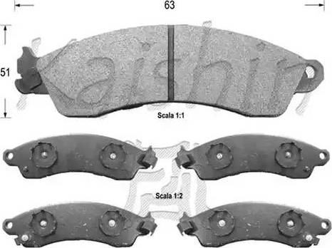 Kaishin D9995 - Гальмівні колодки, дискові гальма autocars.com.ua