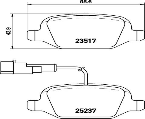 Kaishin FK20019 - Гальмівні колодки, дискові гальма autocars.com.ua