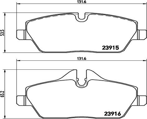 Kaishin FK20022 - Гальмівні колодки, дискові гальма autocars.com.ua