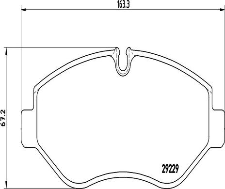 Kaishin FK20035 - Гальмівні колодки, дискові гальма autocars.com.ua