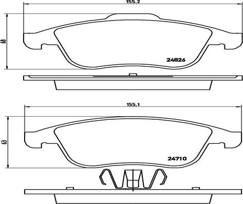 Kaishin FK20077 - Гальмівні колодки, дискові гальма autocars.com.ua