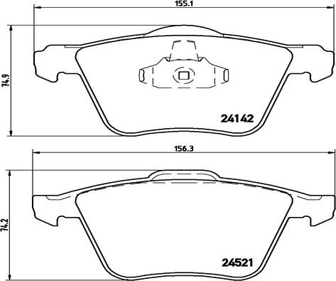 Kaishin FK20129 - Гальмівні колодки, дискові гальма autocars.com.ua