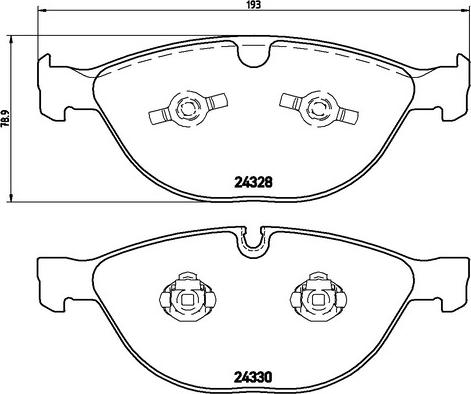 BENDIX 573150B - Тормозные колодки, дисковые, комплект avtokuzovplus.com.ua