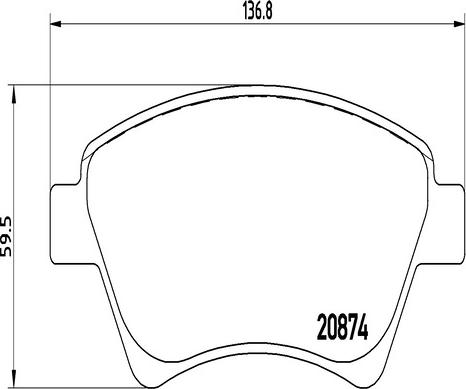 Kaishin FK20222 - Гальмівні колодки, дискові гальма autocars.com.ua