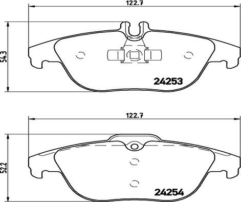 Kaishin FK20232 - Гальмівні колодки, дискові гальма autocars.com.ua