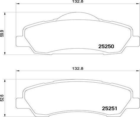 Kaishin FK20286 - Гальмівні колодки, дискові гальма autocars.com.ua