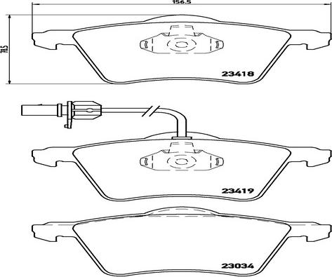 Kaishin FK20315 - Тормозные колодки, дисковые, комплект autodnr.net