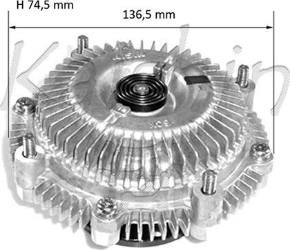 Kaishin GV002 - Зчеплення, вентилятор радіатора autocars.com.ua