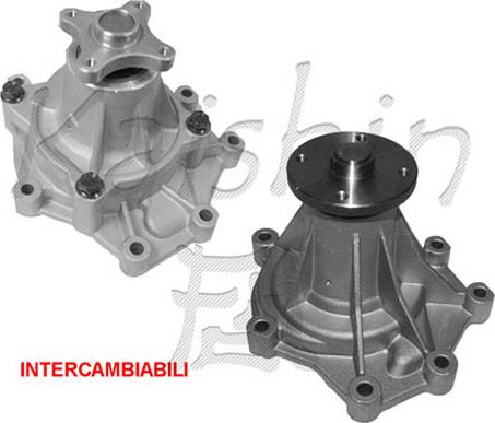 Kaishin WPK127 - Водяний насос autocars.com.ua